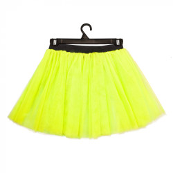 Neónovo žltá tutu sukňa, veľkosť M/L